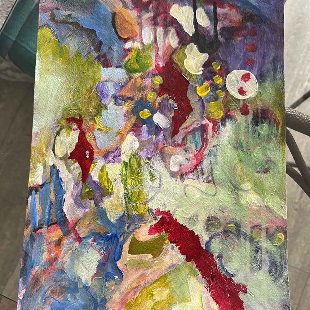 Original by Irma Franco Colorful Abstract Art